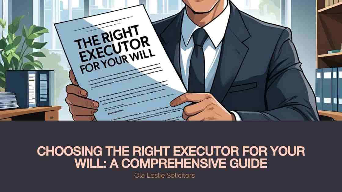 Two hands shaking over legal documents with a pen, representing the careful choice of a will executor in the UK.